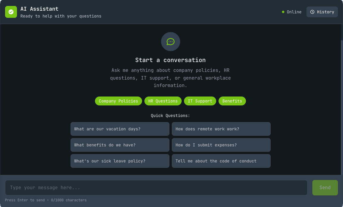 AI chatbot assistant image